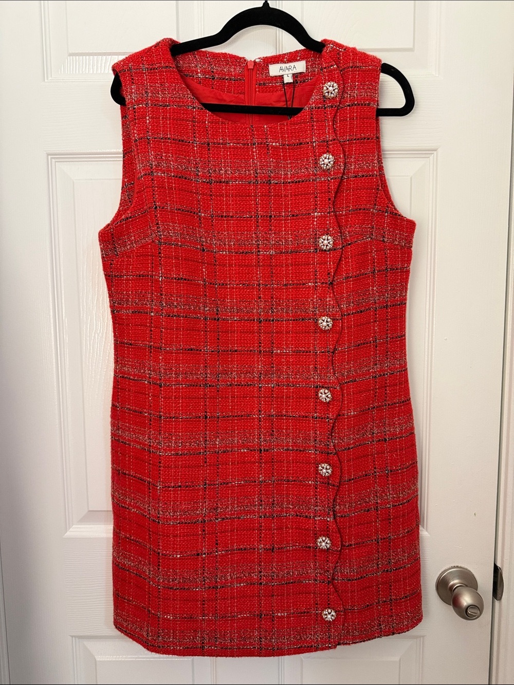 [new inventory] AVARA NOELLE MINI DRESS RED FORMAL DRESS NWT